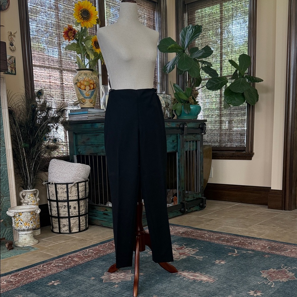 Ralph Lauren Black Cropped Tailored Pants